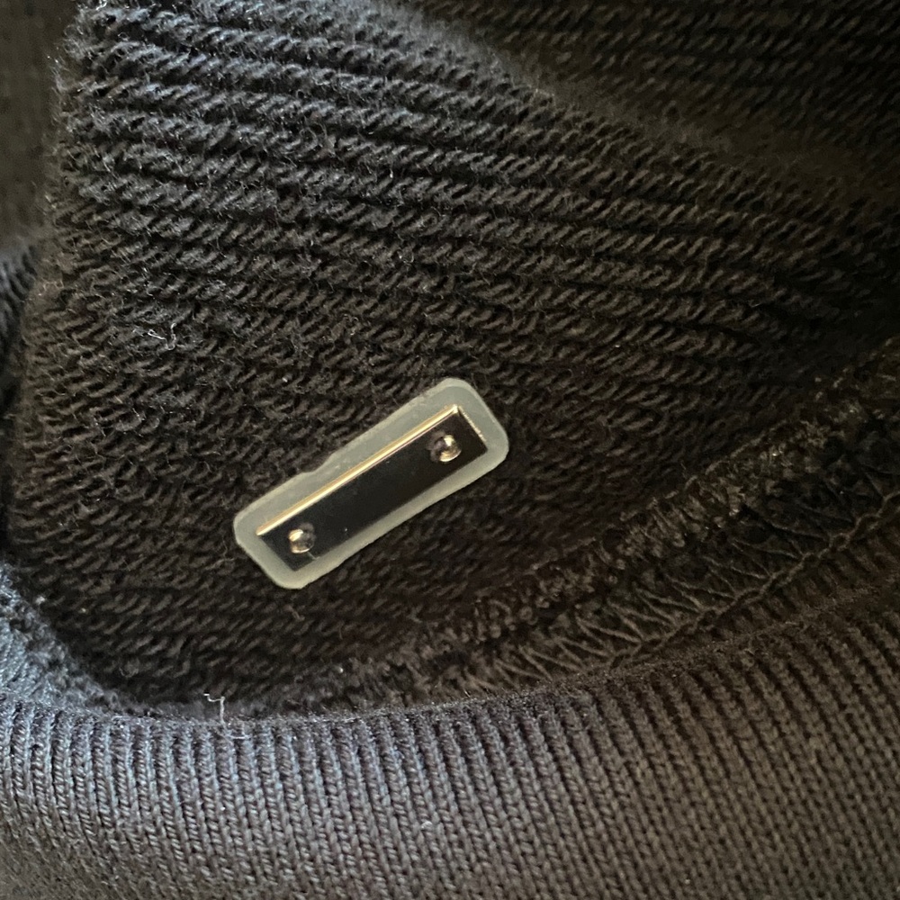 AMIRI Midnight Black Hoodie with White Logo - Picture 4 of 7